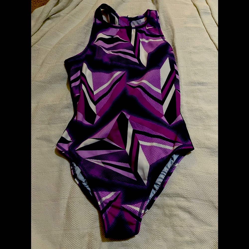 Nike’s Woman Purple 1 piece bathing suit size 10